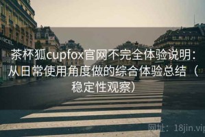 茶杯狐cupfox官网不完全体验说明：从日常使用角度做的综合体验总结（稳定性观察）