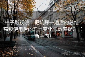 柚子影视院｜把坑踩一遍后的总结：高频使用后的习惯变化与效率提升（新手向）