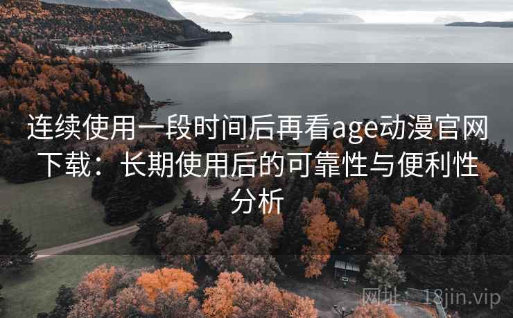 连续使用一段时间后再看age动漫官网下载：长期使用后的可靠性与便利性分析