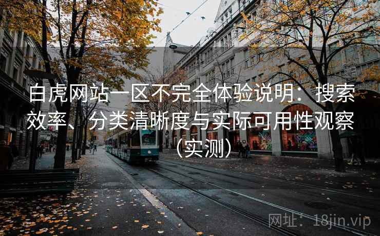 白虎网站一区不完全体验说明：搜索效率、分类清晰度与实际可用性观察（实测）