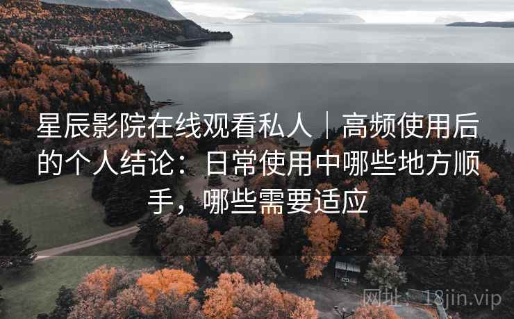 星辰影院在线观看私人｜高频使用后的个人结论：日常使用中哪些地方顺手，哪些需要适应